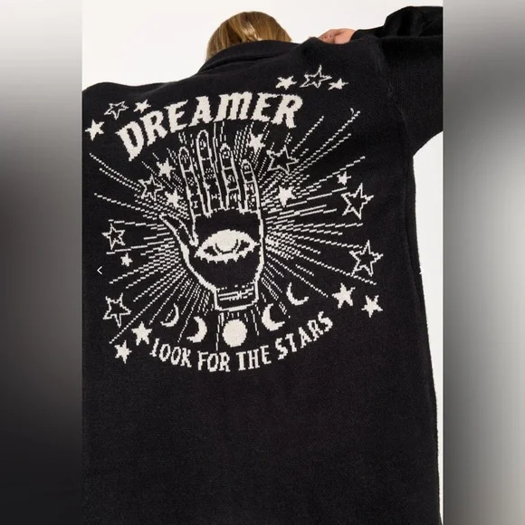 Spiritual Gangster Divine Eye Estelle Cardigan Sweater
Size Medium.🦋🦋🦋 NWT - Picture 14 of 14